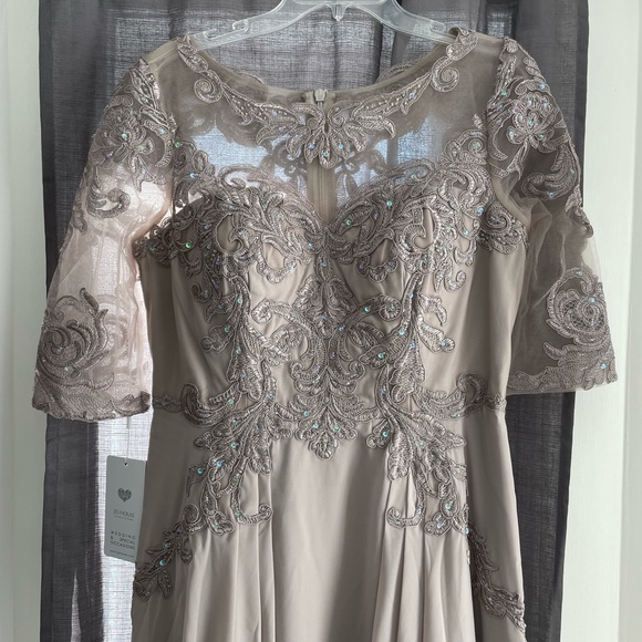 JJs House Dresses & Skirts - Gray Mother of Bride Dress